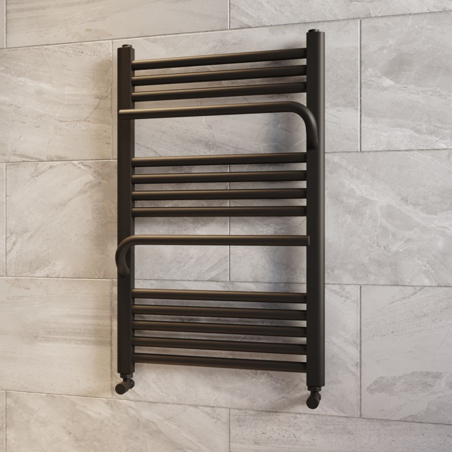 Black Towel Radiator 800 x 500mm - Nazco