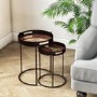 Tray Top Nesting Tables in Bronze - Set of 2 - Nea