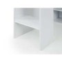 White High sleeper Gaming Bed With Desk and Storage - Nebula