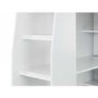 White High sleeper Gaming Bed With Desk and Storage - Nebula
