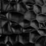 GRADE A2 - Small Black Textured Solid Mango Wood Sideboard - Neesha