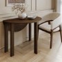 ALMOST PERFECT - Dark Wood Folding Dining Table - Nell