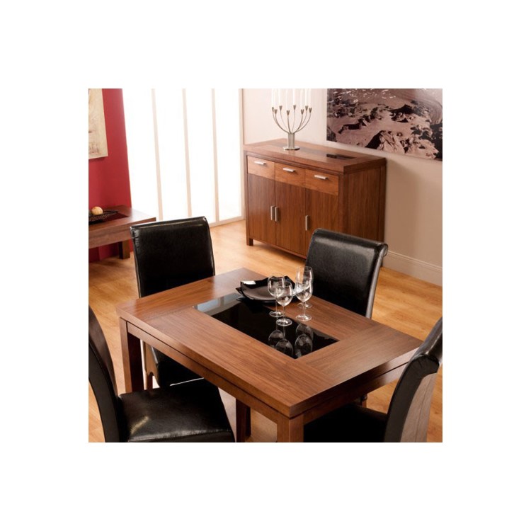 World Furniture Nevada Small Walnut Dining Table - Chairs NOT included