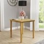GRADE A1 - New Haven Small Space Saving Square Dining Table - Light Oak