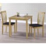 GRADE A1 - New Haven Small Space Saving Square Dining Table - Light Oak