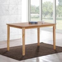 New Haven Rectangle Wooden Dining Table in Light Oak - 4 Seater New Haven Rectangle Wooden Dining Table in Light Oak - 4 Seater