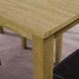 GRADE A2 - New Haven Rectangle Wooden Dining Table in Light Oak - 4 Seater