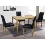 GRADE A2 - New Haven Rectangle Wooden Dining Table in Light Oak - 4 Seater