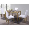 GRADE A1 - New Haven Rectangle Wooden Dining Table in Light Oak - 4 Seater