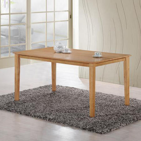 GRADE A1 - New Haven Large 6 Seater Dining Table in Light Oak 90cm x 150cm