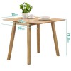 GRADE A1 - New Haven Drop Leaf Space Saving Dining Table - Light Oak