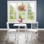 New Haven White Drop Leaf Space Saving Dining Table