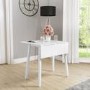 New Haven White Drop Leaf Space Saving Dining Table