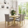 GRADE A1 - New Haven Oak Extendable Dining Table - Seats 4-6