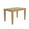 GRADE A2 - New Haven Oak Extendable Dining Table - Seats 4-6