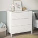 Kids White Scandi Chest of 3 Drawers - Niko