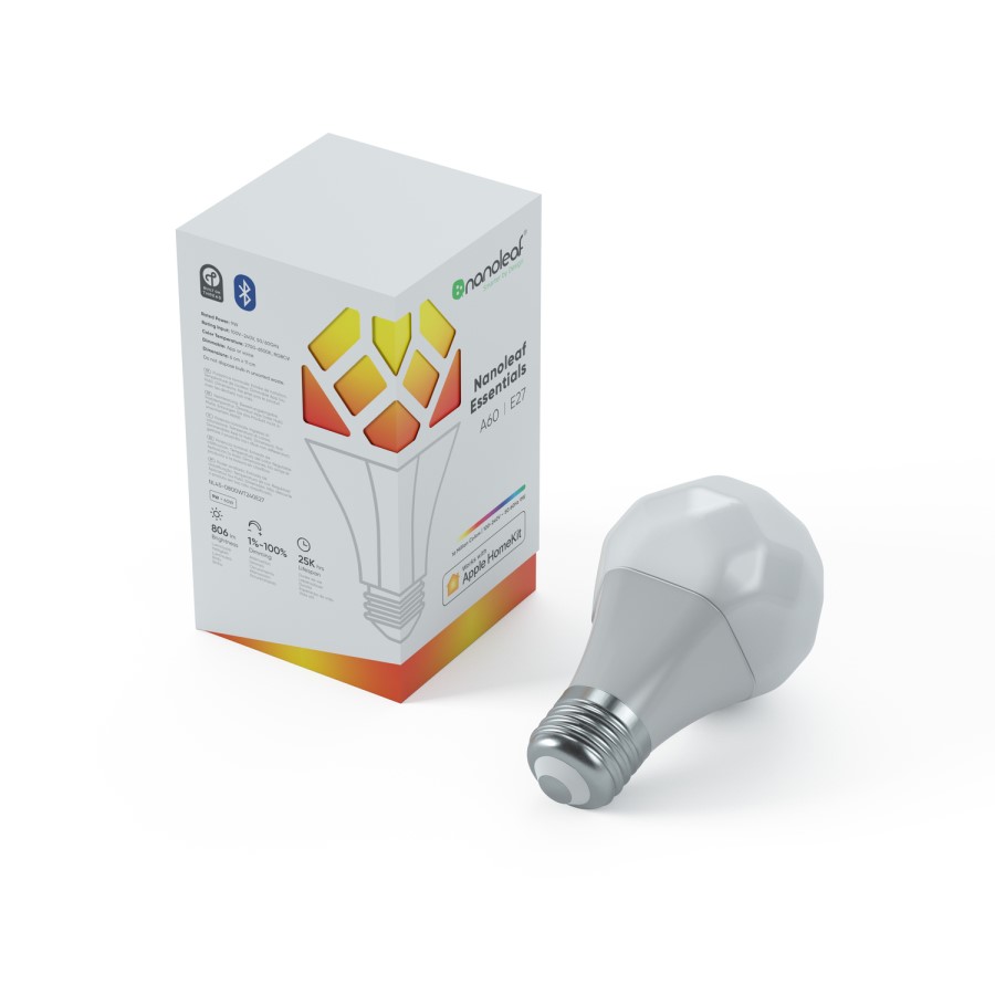 Nanoleaf Smart Colour Changing Bulb with E27 Screw Ending