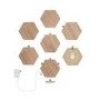 Nanoleaf Elements Wood Hexagons Starter Kit - 7 Pack