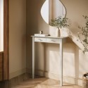 NOA001 Extra Small & Narrow Taupe Console Table - 75cm - Noa