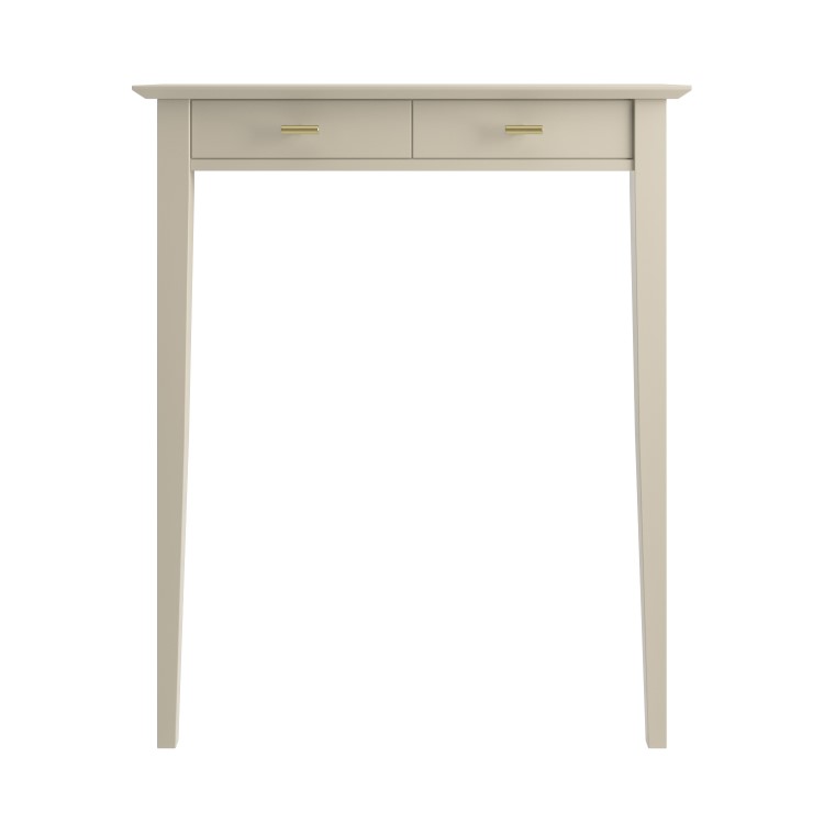 ONLY OPENED - Extra Small & Narrow Taupe Console Table - 75cm - Noa