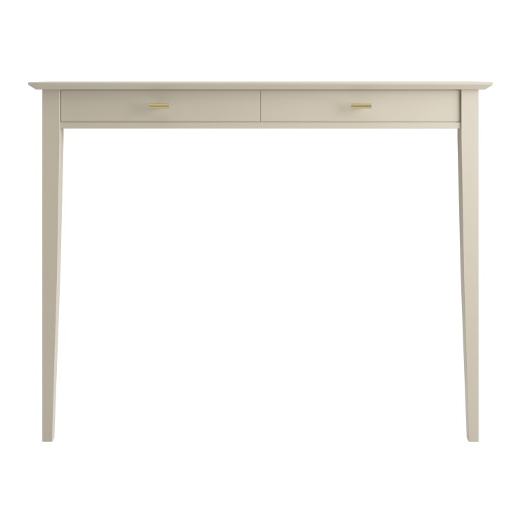 Small & Narrow Taupe Console Table - 115cm - Noa