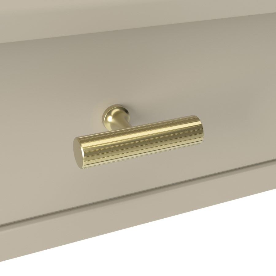 Small & Narrow Taupe Console Table - 115cm - Noa