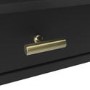 Small & Narrow Black Console Table - 115cm - Noa