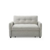 Nova Neutral Fabric 2 Seater Sleeper Sofa Bed 