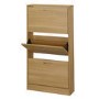 LPD Nova 3 Door Shoe Cabinet in Oak