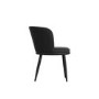 Set of 2 Black Velvet Dining Chairs - Nova