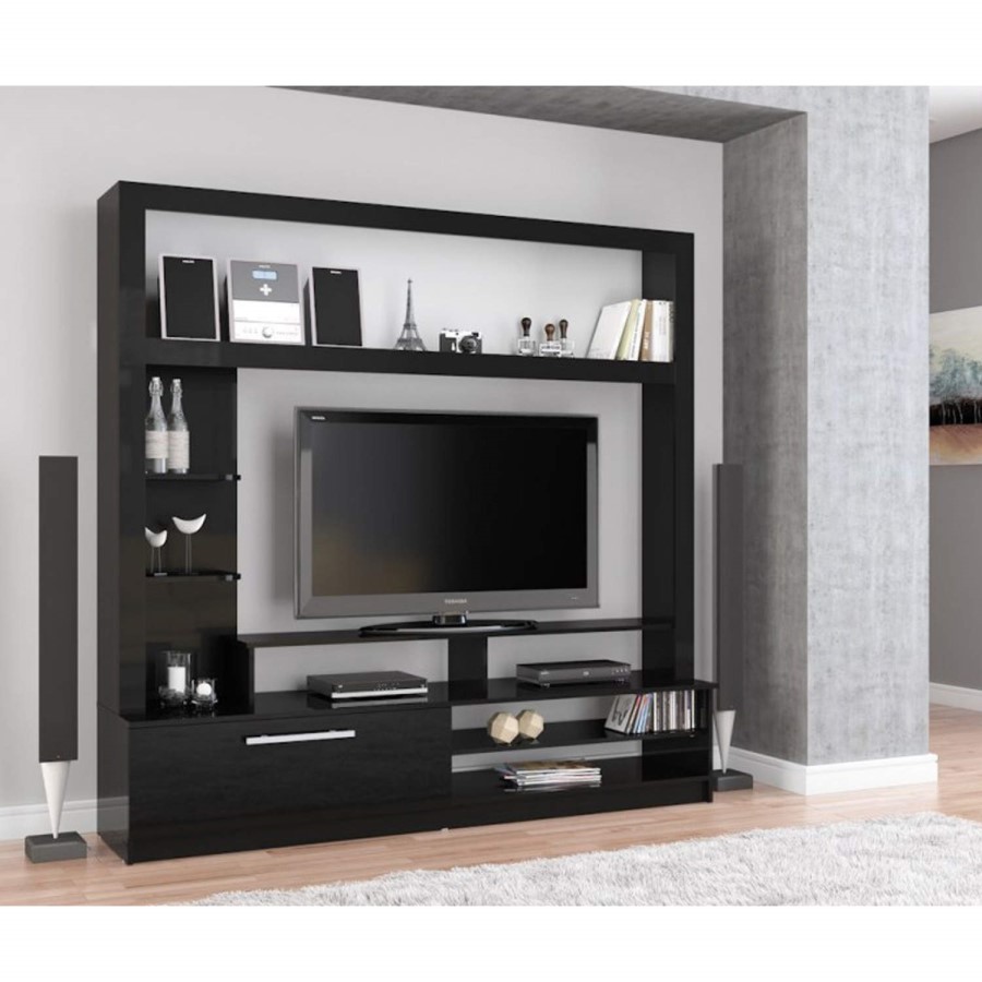 Birlea Nova Entertainment Unit Black