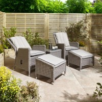 Prestbury Lounger Set Natural Stone