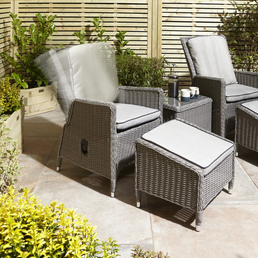 Prestbury Lounger Set Natural Stone