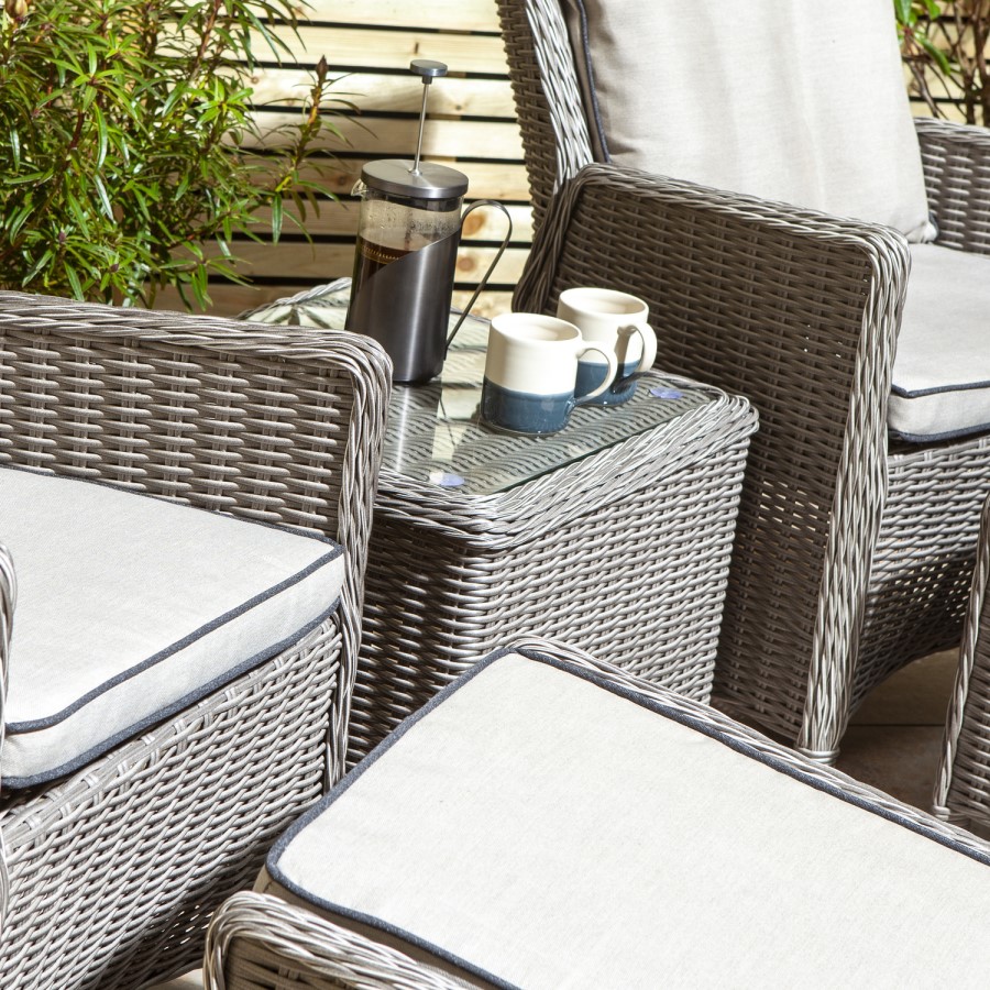 Prestbury Lounger Set Natural Stone