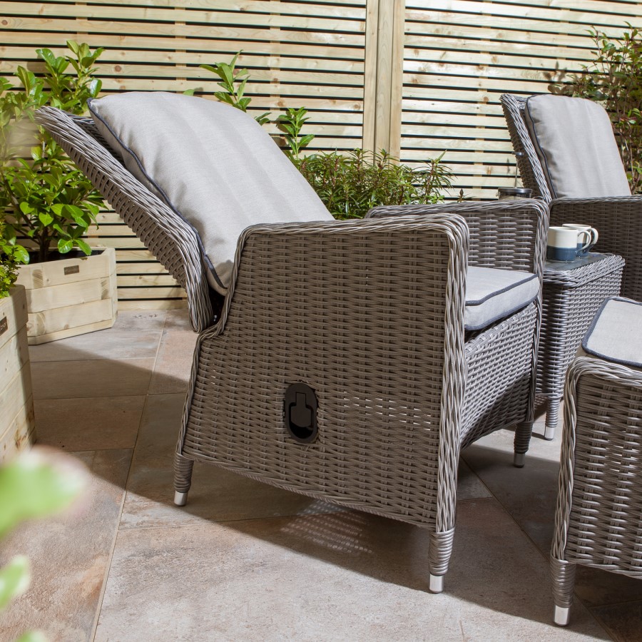 Prestbury Lounger Set Natural Stone