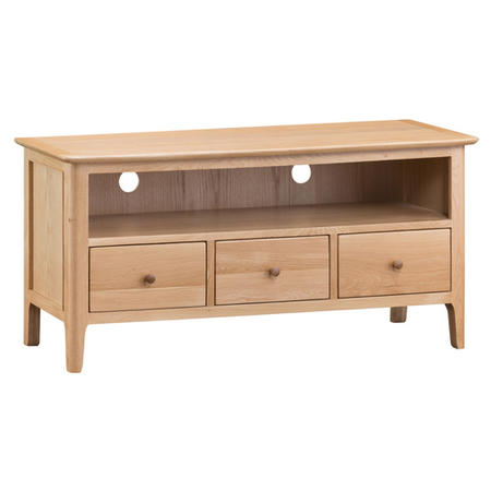 Large TV Stand in Light Oak - TV's up to 55" - Keswick