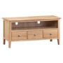 Large TV Stand in Light Oak - TV's up to 55" - Keswick