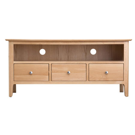 Large TV Stand in Light Oak - TV's up to 55" - Keswick