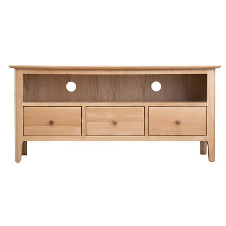 Large TV Stand in Light Oak - TV's up to 55" - Keswick