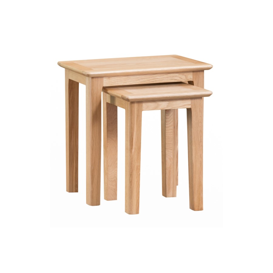 Light Oak Nest of Tables -2 - Keswick