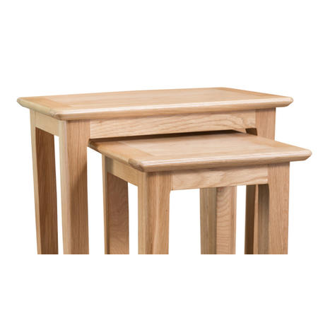 Light Oak Nest of Tables -2 - Keswick