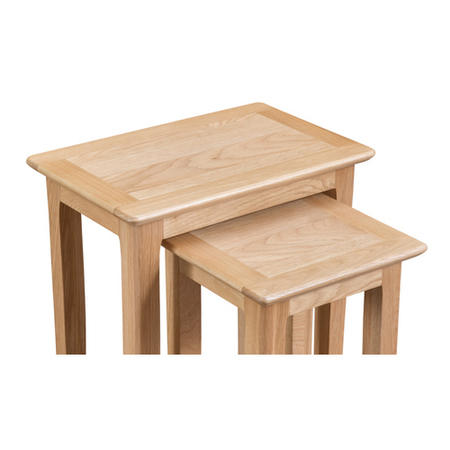 Light Oak Nest of Tables -2 - Keswick