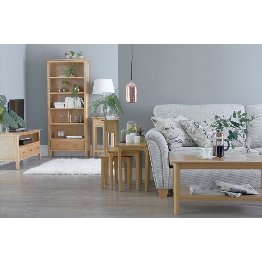 Light Oak Nest of Tables -2 - Keswick