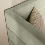 Sage Velvet Ribbed Day Bed with Trundle - Newton