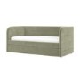 Sage Velvet Ribbed Day Bed with Trundle - Newton