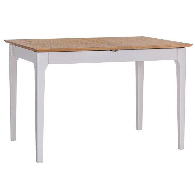 Keswick 1.2m Butterfly Extendable Dining Table in Grey and Oak