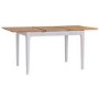 Keswick 1.2m Butterfly Extendable Dining Table in Grey and Oak