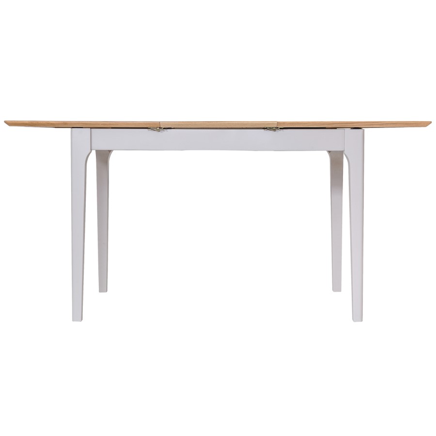 Keswick 1.2m Butterfly Extendable Dining Table in Grey and Oak