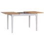 Keswick 1.2m Butterfly Extendable Dining Table in Grey and Oak