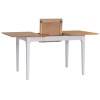 Keswick 1.2m Butterfly Extendable Dining Table in Grey and Oak